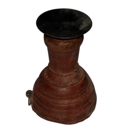 Hand Made Wooden Candle Stand-13